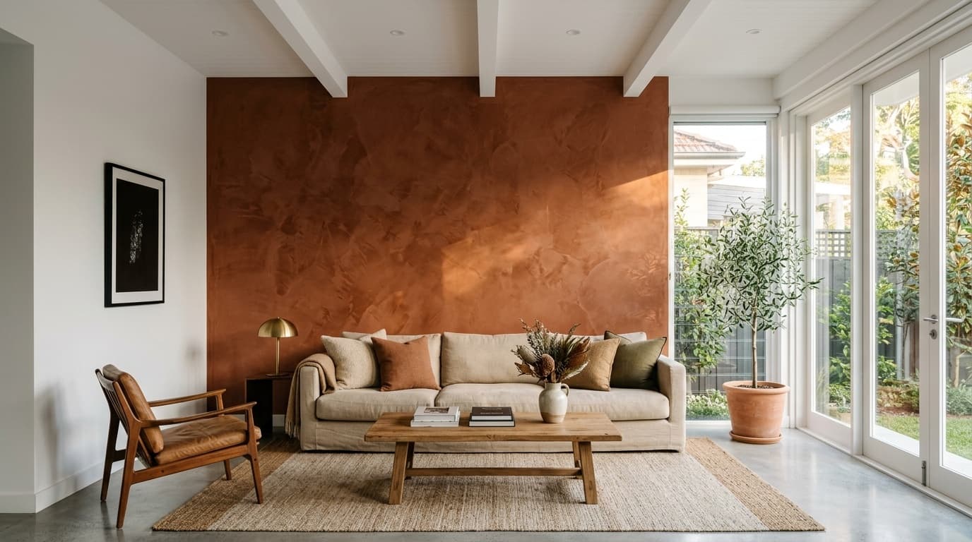 venetian-plaster-feature-wall-living-room-sydney